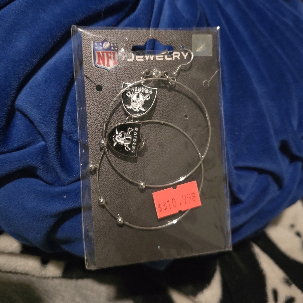 NFL | Las Vegas Raiders Hoop Earrings